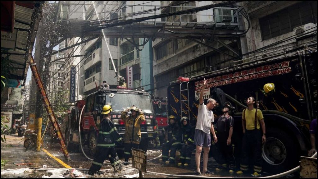 Filipine: 11 të vdekur pasi zjarri shpërtheu në një ndërtesë pesëkatëshe