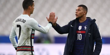 Mbappe dhe Cristiano Ronaldo