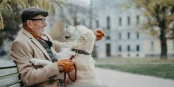 Përfitimet e të moshuarve që jetojnë me një qen