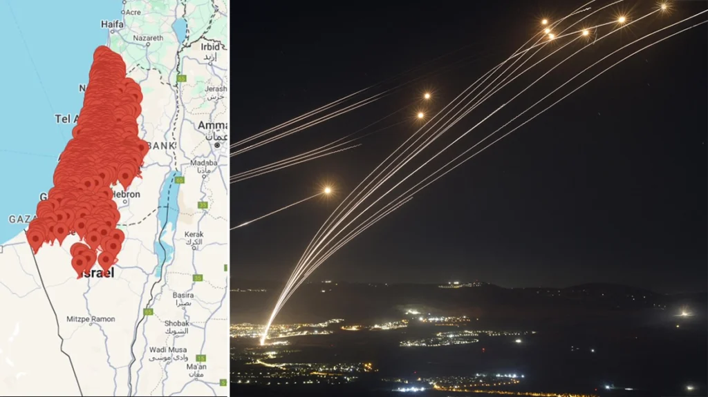 Irani nis sulmin masiv ajror në Izrael, dërgon 500 raketa