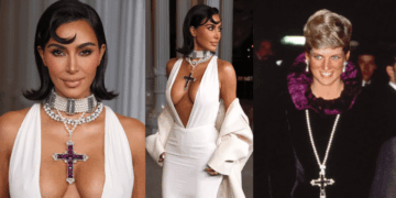 Kim Kardashian shkëlqen me kryqin e Princeshës Diana në gala LACMA