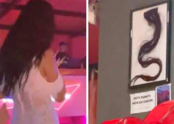 E pazakontë/ Fansja i heq flokët Katy Perry-t dhe ia vendos në kornizë