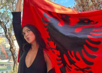 Dua Lipa uron shqiptarët me vargjet e himnit kombëtar