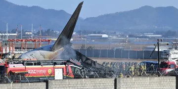 Tragjike në Korenë e Jugut/ Aeroplani përplaset në aeroport, 120 viktima