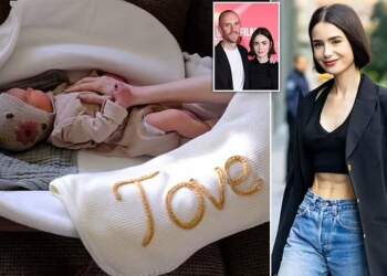 Lily Collins mirëpret fëmijën e saj të parë përmes një surrogate
