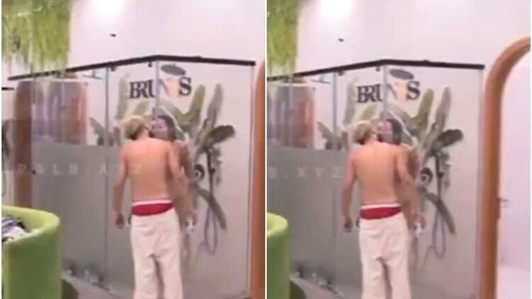 E papritur! Gjesti dhe Ola shkëmbejnë puthje në buzë përmes xhamit