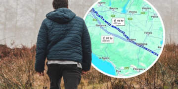 Italiani ecën 450 km pas debatit me gruan, ndalohet nga policia dhe gjobitet