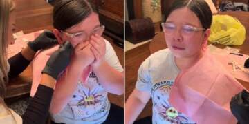 10-vjeçarja pushton rrjetin!Momenti kur përballon frikën për të bërë vathë