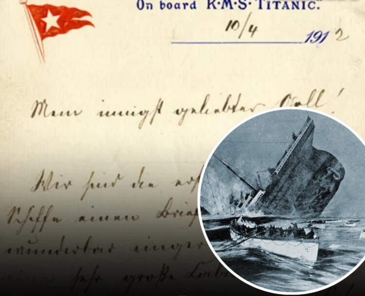 Letra e rrallë e mbijetuesit të Titanic-ut shitet për 300,000 paund në ankand