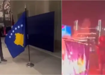 Serbia provokon! Hiqet flamuri kosovar gjatë kongresit të UEFA-s në Beograd