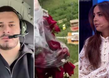 Trëndafila nga qielli për Nurin!Zbulohet autori i surprizës romantike në “Ferma VIP”