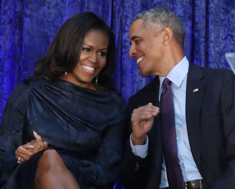 Obama i jep fund thashethemeve për divorc me një dedikim të ëmbël për Michelle