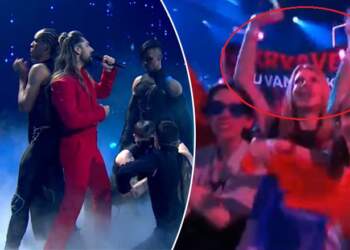 Pankarta që tronditi skenën e Eurovisionit pas performancës së Serbisë