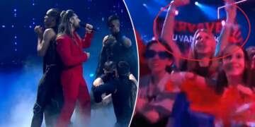 Pankarta që tronditi skenën e Eurovisionit pas performancës së Serbisë