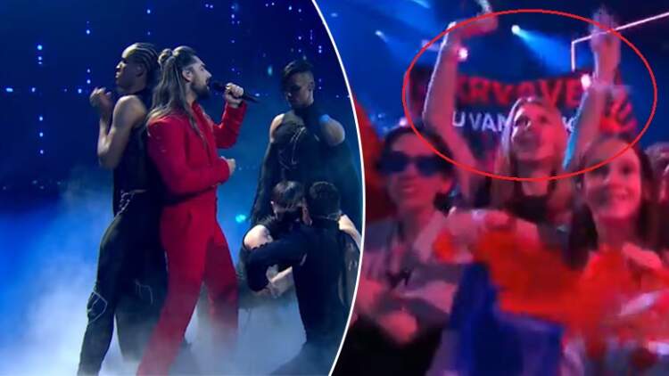 Pankarta që tronditi skenën e Eurovisionit pas performancës së Serbisë