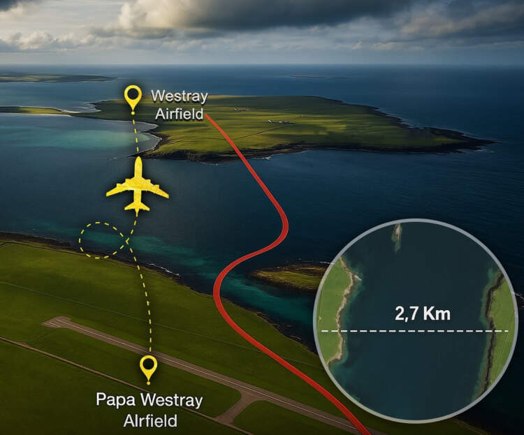 Fluturimi më i shkurtër në botë: 2.7 km në më pak se 1 minutë!