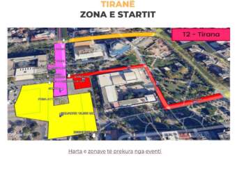 “Giro d’Italia 2025”/Akset që do të bllokohen në Tiranë, rrugët që duhet të shmangni