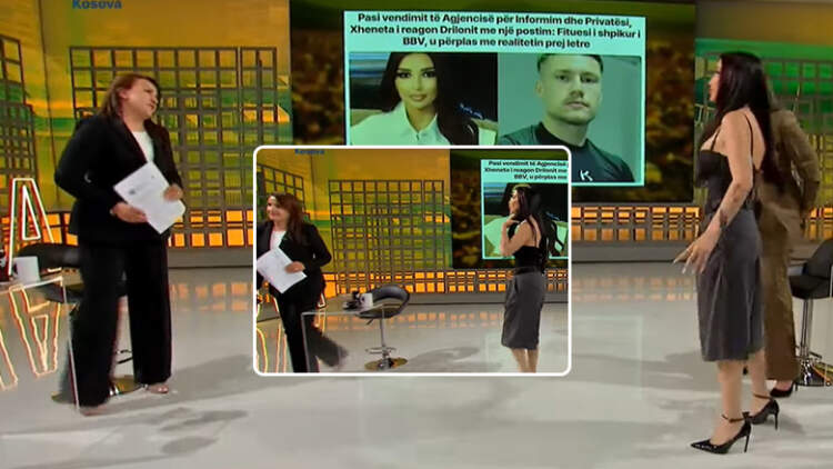 E papritur! Xheneta futet ‘live’ në emision, përballet me avokaten e Drilonit