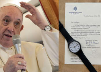 Ora Swatch e Papa Françeskut preku botën: Simbol shprese dhe përulësie