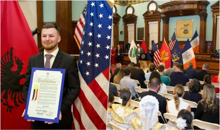 Dzemal Lanica shpallet “Qytetar Nderi” i Nju Jorkut, shqiptari më i ri me këtë titull prestigjoz