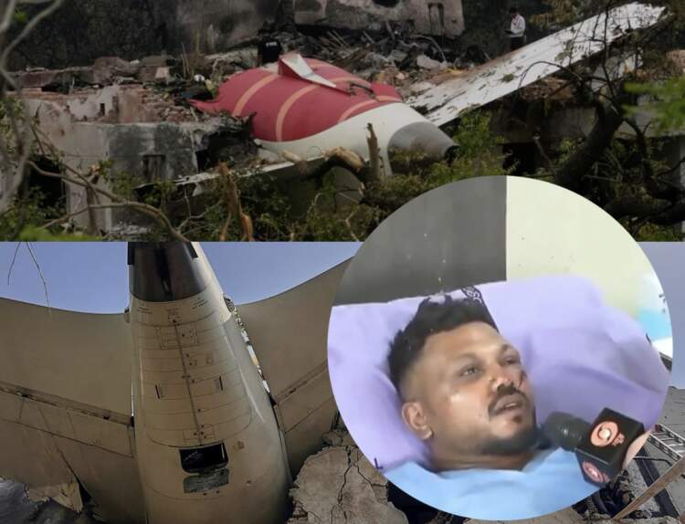 Flet për herë të parë i mbijetuari nga përplasja e avionit në Indi