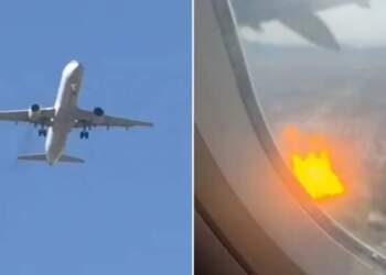 Panik në ajër! Merr flakë avioni, detyrohet të bëjë ulje emergjente