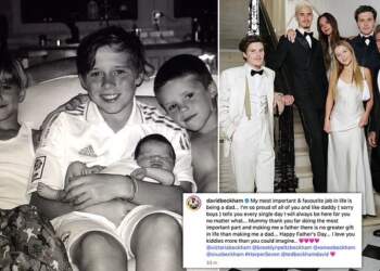 David Beckham prek me mesazhin për fëmijët në Ditën e Babait, mes përplasjeve me Brooklyn dhe Nicola