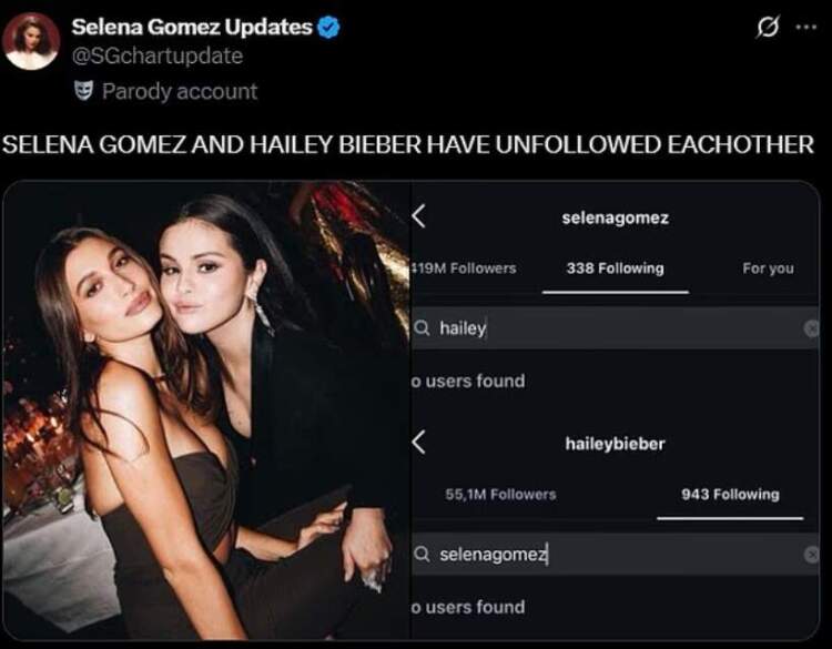 Bëhet ‘lëmsh’ rrjeti! Pse Selena Gomez dhe Hailey Bieber nuk ndiqen më në rrjete sociale?