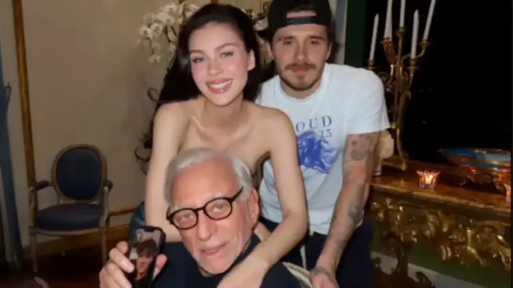 Brooklyn Beckham nuk e festoi ditëlindjen e babait të tij, por s’harroi të uronte vjehrrin