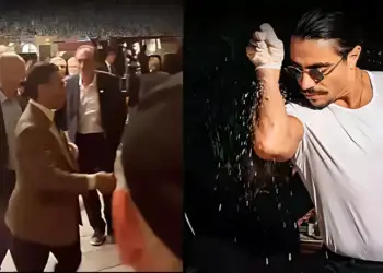 A iu kërkua Saltbae të largohej nga festa pas ndeshjes së PSG-së? Pamjet bëhen virale