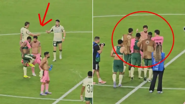 Skenë e pabesueshme në Miami: Lojtarët e Palmeiras “ndjekin” Messin