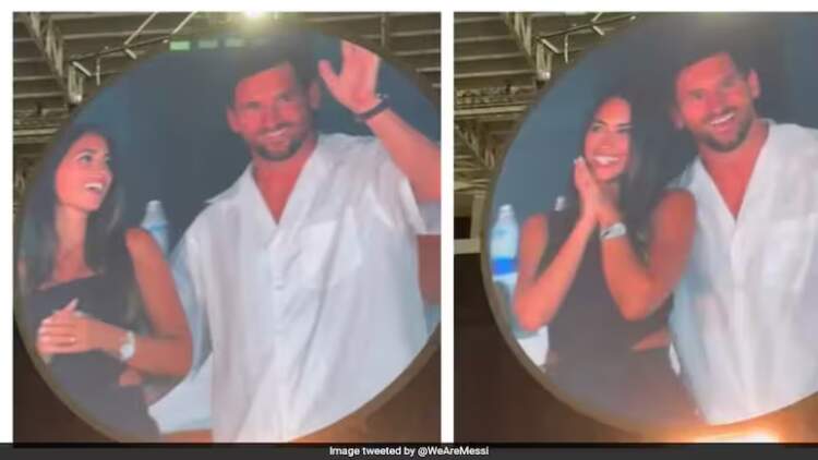 Messi shfaqet në ‘Kiss Cam’ në koncertin e Coldplay me gruan, fansat: S’ka asgjë për të fshehur
