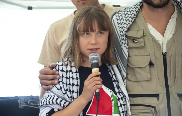 Nesër protestë në Tiranë për solidaritet me Palestinën, e pranishme edhe Greta Thunberg