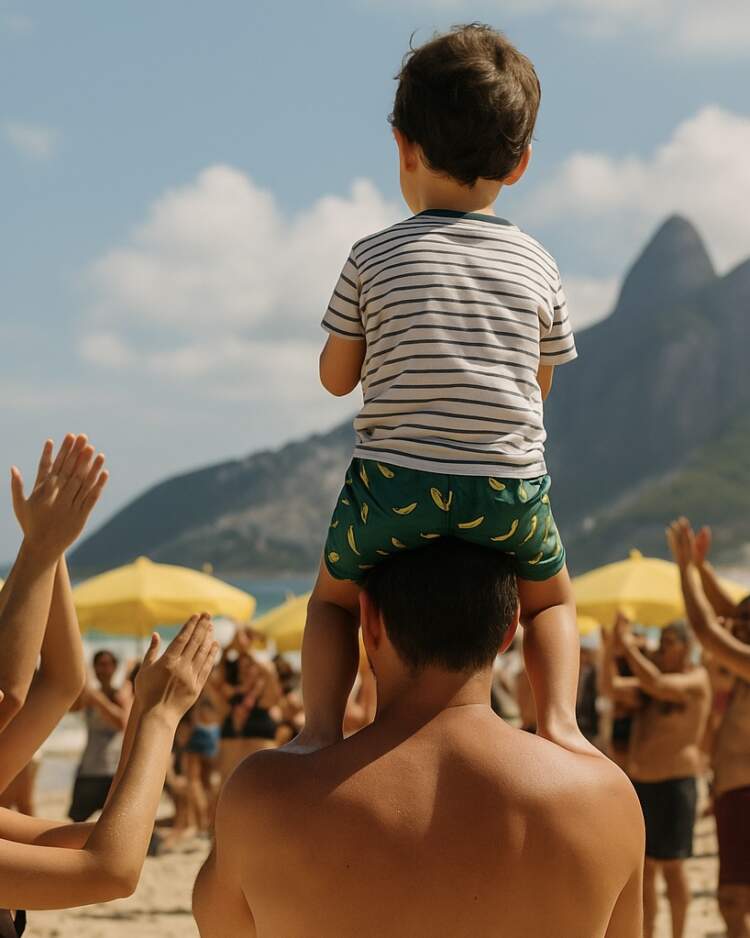 E dije? Njerëzit në Brazil duatrokasin, kur një fëmijë humbet në plazh