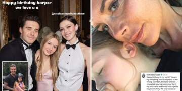 Brooklyn Beckham uron Harper-in për ditëlindje mes zërave për tension familjar