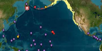 Tërmet me magnitudë 8.8 në Rusi, alarm për cunami në të gjithë Paqësorin pas dridhjes më të fortë në 73 vitet e fundit në rajon