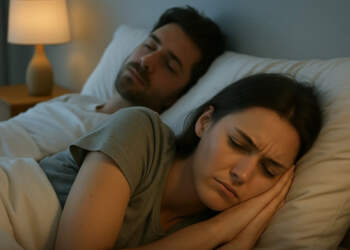 E dije? Të flesh në krah të një burri mund të të lodhë më shumë