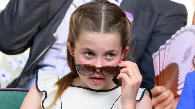 Fytyrat qesharake të Princeshës Charlotte në finalen e meshkujve të Wimbledonit
