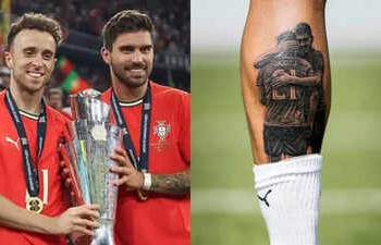 Gjesti i veçantë i Ruben Neves për Diogo Jotën: një tatuazh në shenjë miqësie