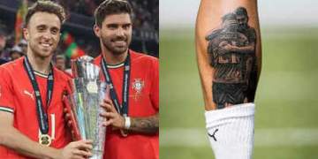 Gjesti i veçantë i Ruben Neves për Diogo Jotën: një tatuazh në shenjë miqësie