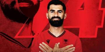 Hysaj futet në histori, lojtari me më shumë paraqitje me kombëtaren