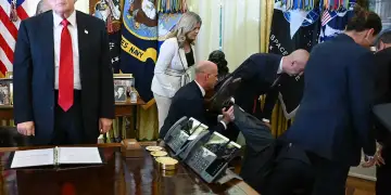 Momente paniku gjatë fjalës së Trump, një i pranishëm pëson kolaps në transmetim direkt