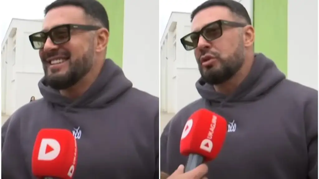 “Unë votoj edhe në Amerikë”/ Robert Berisha flet pas votimit në Prishtinë