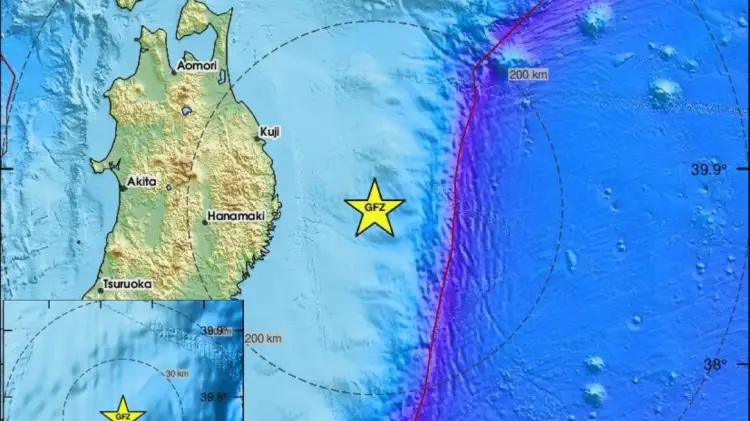 Japonia lëshon paralajmërim për cunami pas tërmetit 6.7 ballë të shkallës Rihter