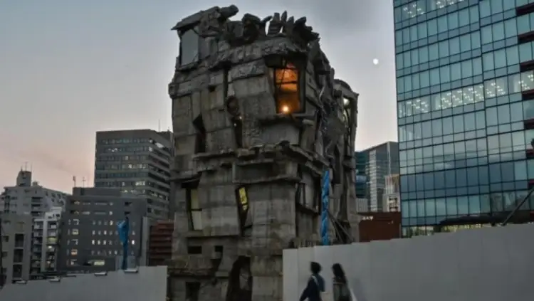 “Sagrada Familia e Tokios”/ Ndërtesa që ishte në ndërtim e sipër për 20 vjet, zhvendoset mbi shina