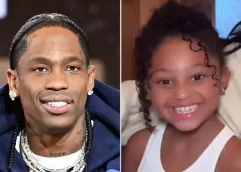 Travis Scott i surprizon fansat, sjell në skenë vajzën e tij 7-vjeçare