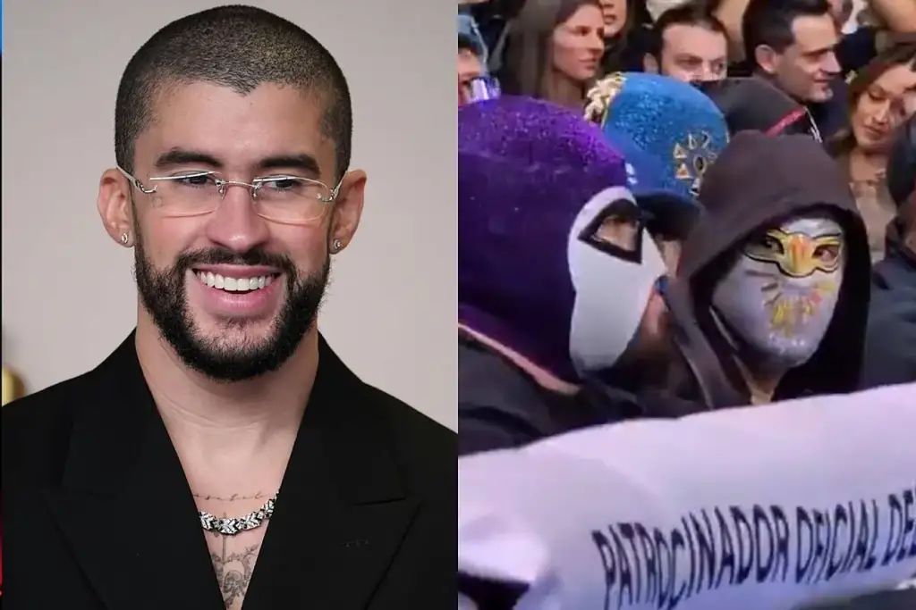 S’donte të vihej re! Bad Bunny surprizon në mundje me maskën e Misticos