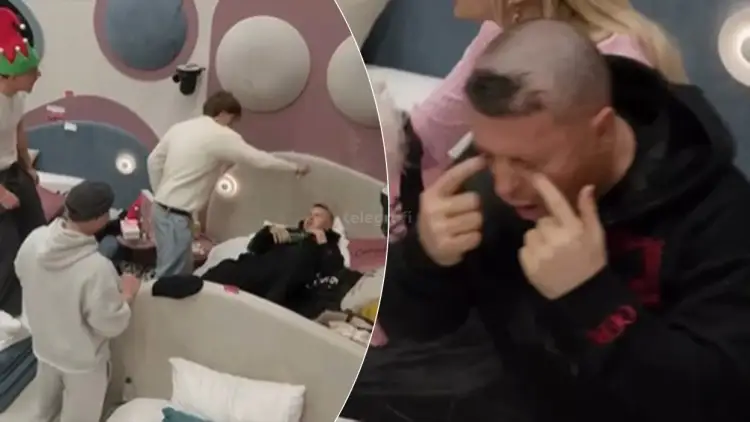 “Nuk po mundem me pa”/ Klodi i hedh pije energjike në sy Labit