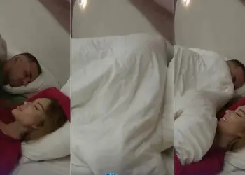 Momente të nxehta në BBVK 4: Eduard Kuçi dhe Bia Khalifa me gjeste të mbuluar me jorgan