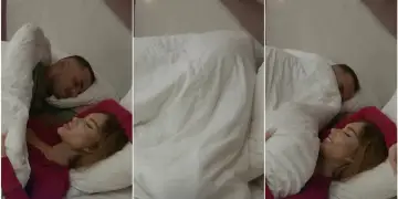 Momente të nxehta në BBVK 4: Eduard Kuçi dhe Bia Khalifa me gjeste të mbuluar me jorgan